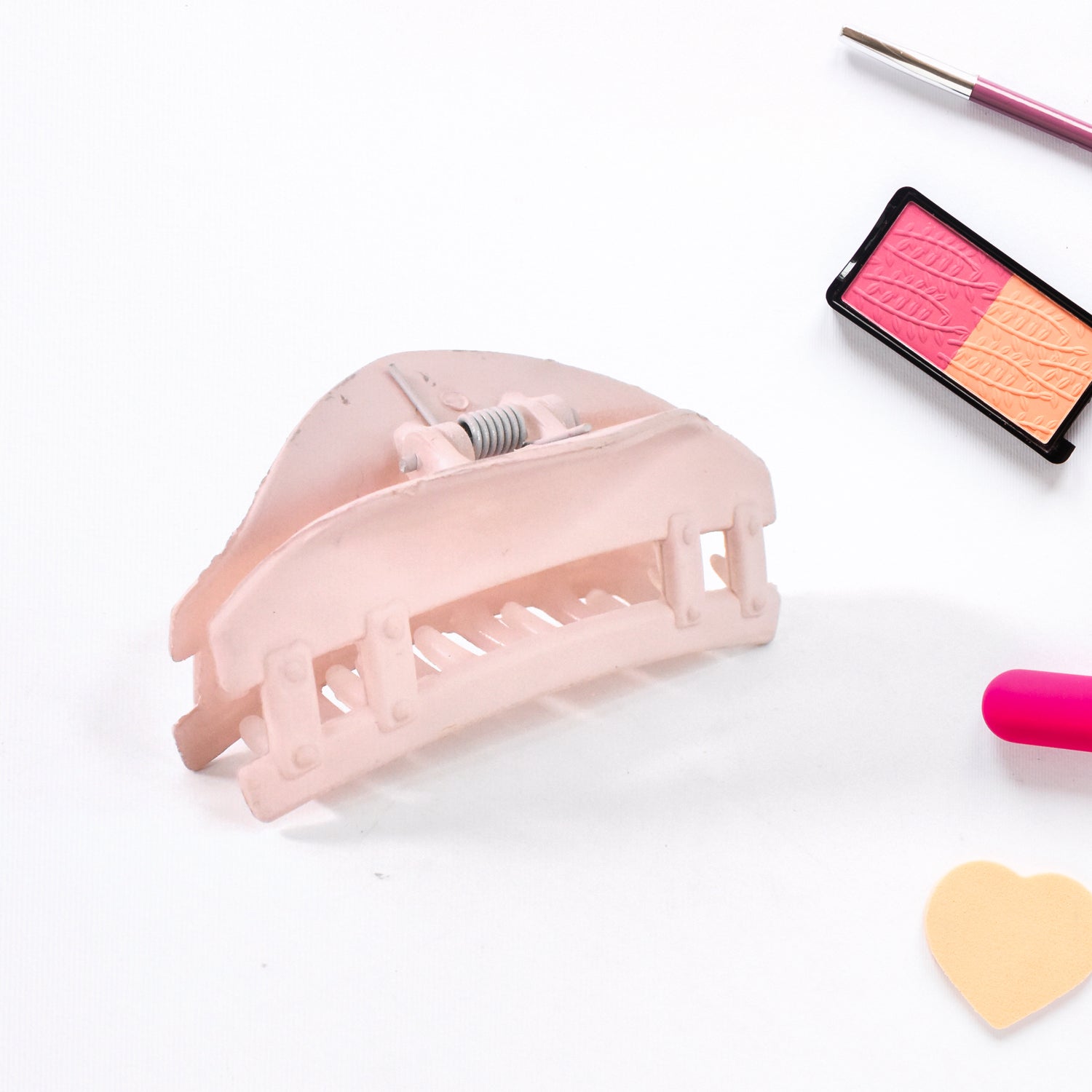 Plastic Hair Clamp Grip, Simple Matte Hair Barrette Clamp (1 Pc) Plastic Hair Clamp Grip, Simple Matte Hair Barrette Clamp (1 Pc)